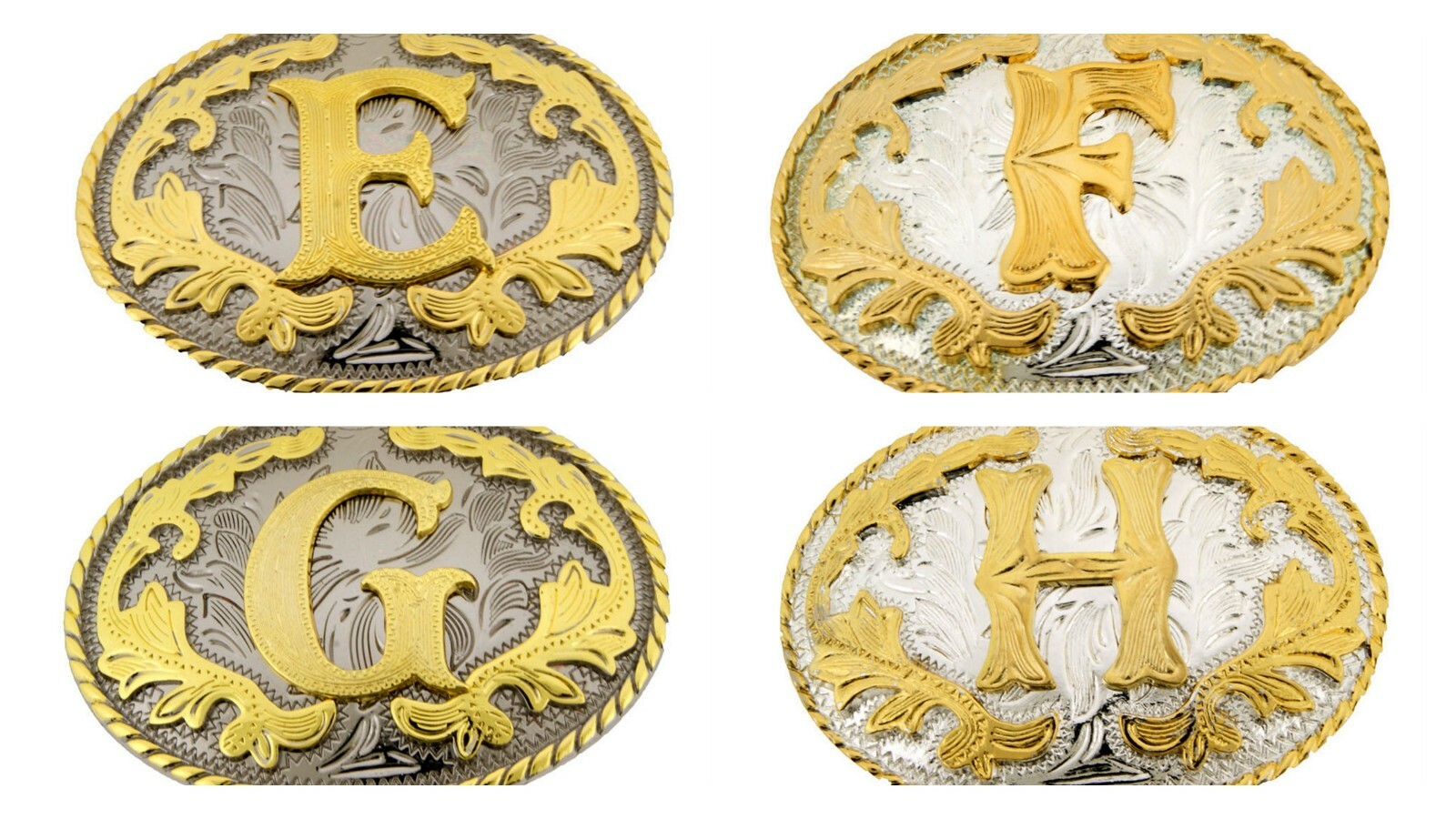 N E W A B C D G J K L M R S T Initial Letter Belt Buckle Men Women Western Rodeo