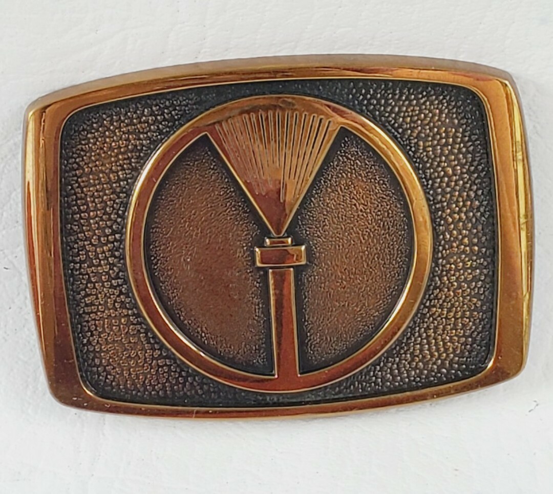 COEN BURNER VINTAGE BELT BUCKLE Brass, 1980&rsquo;S RARE MADE IN USA