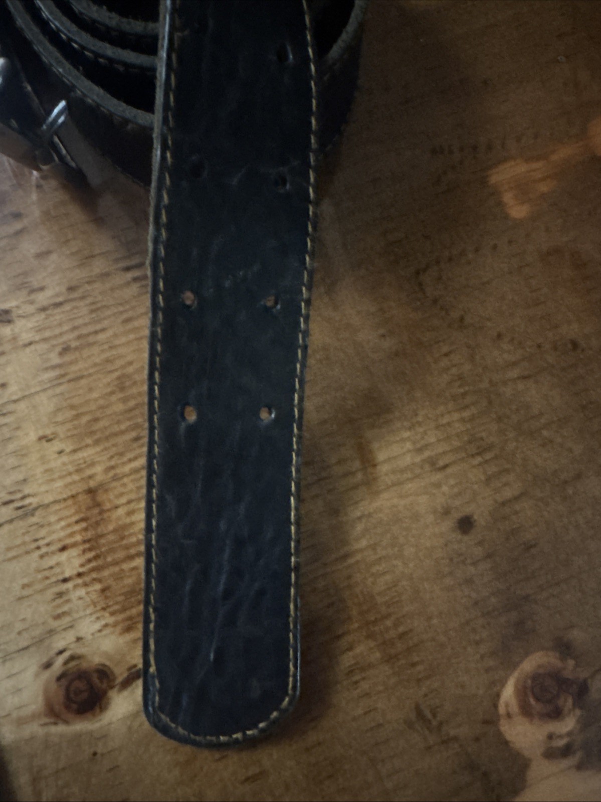 Nagual Joseph Bertoli Men’s Black Belt With Silver 2” Buckle 40”-44”