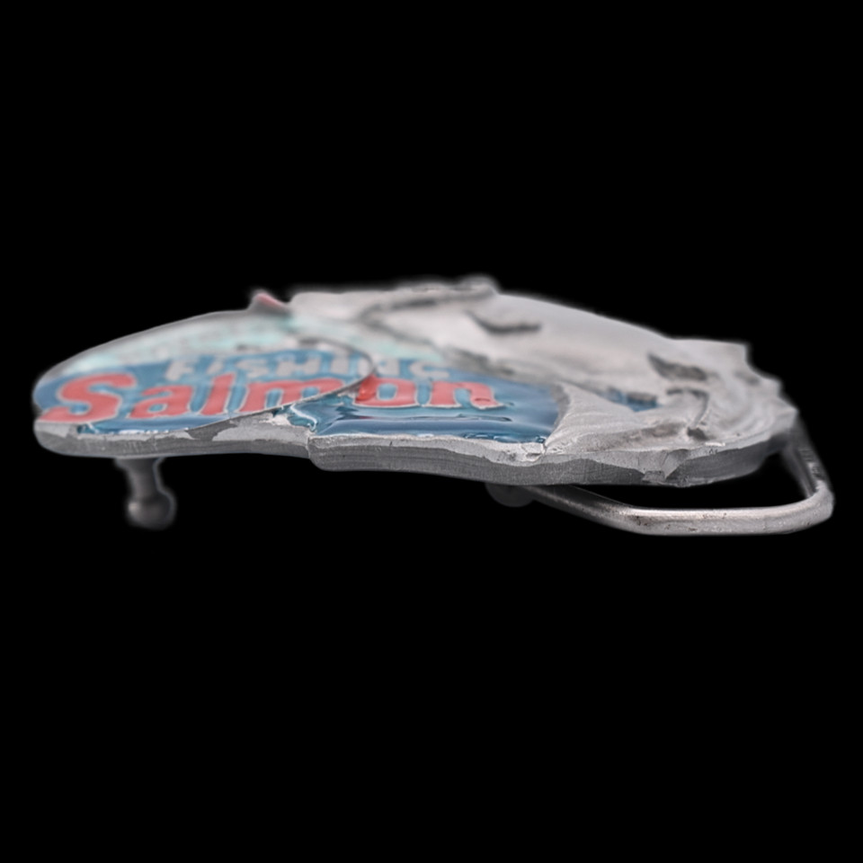 I&rsquo;d Rather Be Salmon Fishing Belt Buckle