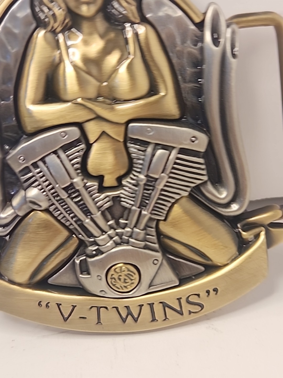 New 2010 The Bradford Exchange V-Twins Biker Belt Buckle Unisex