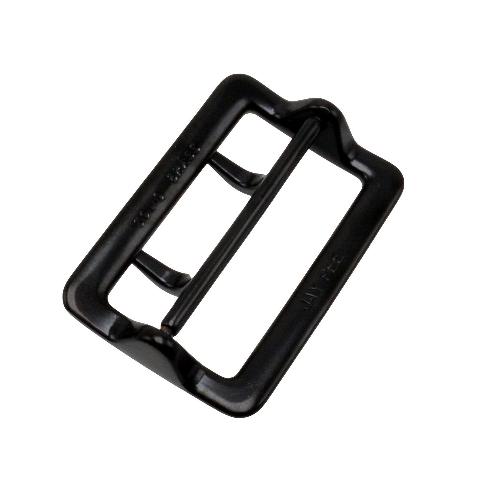 JAY-PEE Solid Brass Sam Browne Replacement Belt Buckle Black Chrome Brass