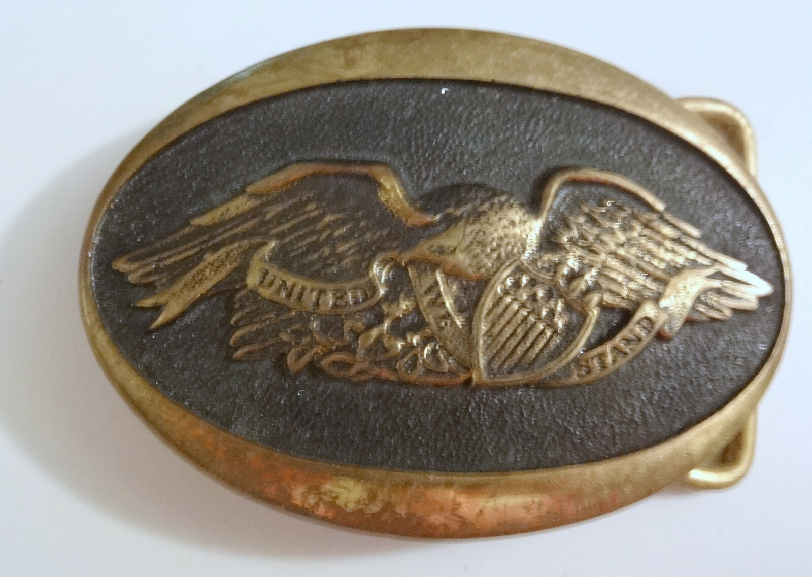Vtg 1975 Registered Collection AI 397 Heritage Mint American Eagle Belt Buckle