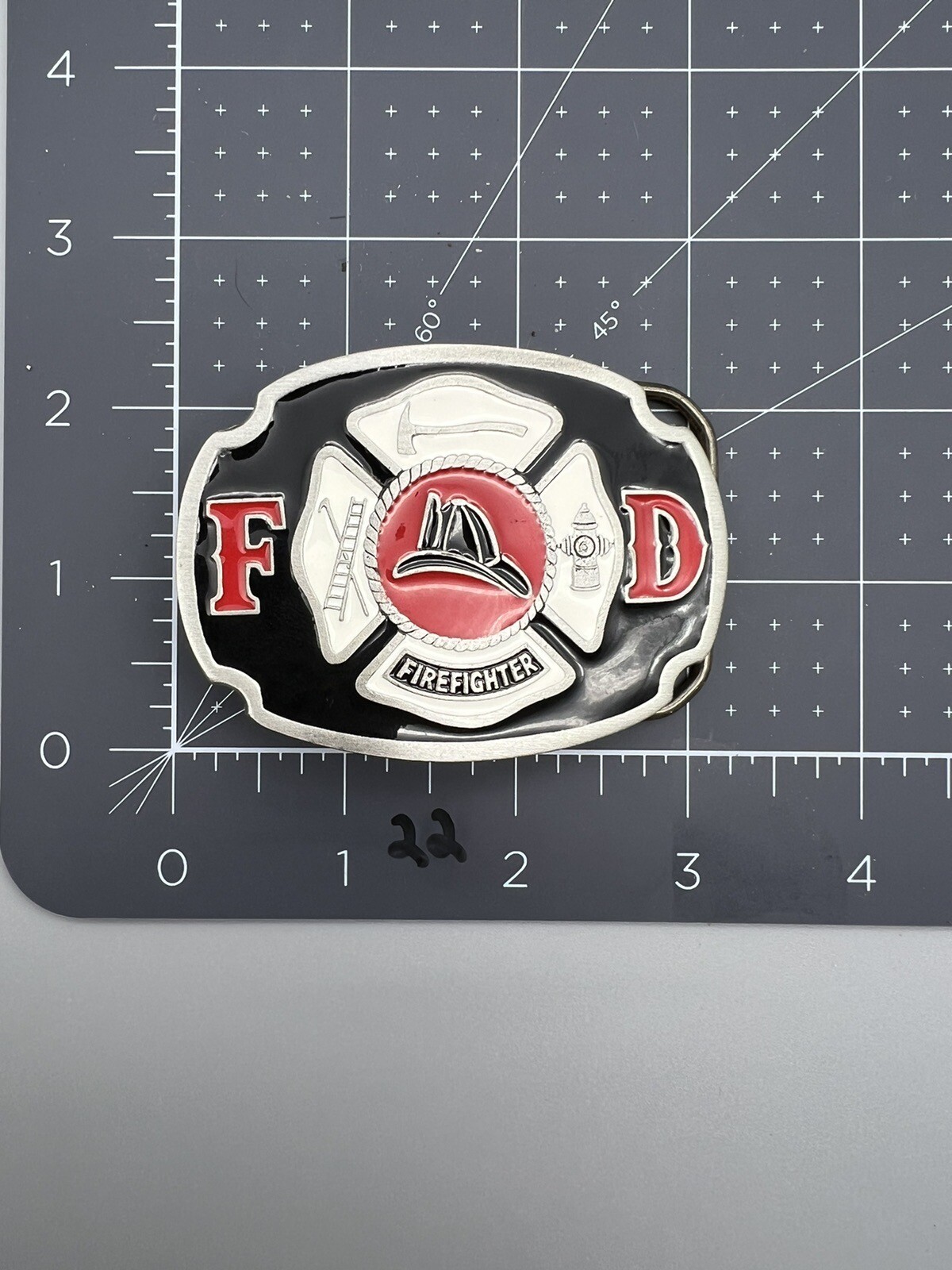 Fire Fighter Maltese Cross Belt Buckle (22)
