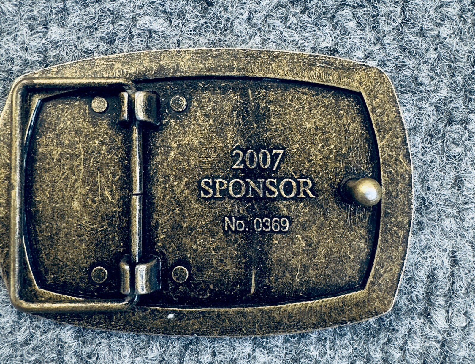Belt Buckle American veterans Disabled for Life Memorial 2007 Charity