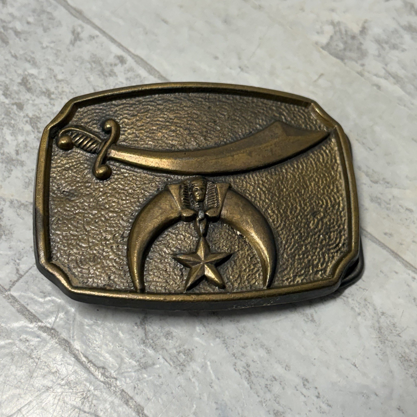 Vintage Masonic Shriner Belt Buckle