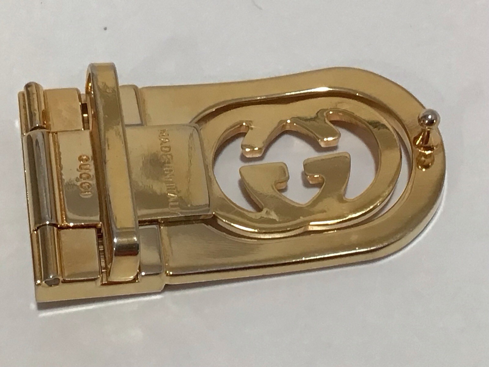 GUCCI Men’s “GG” BELT BUCKLE / Made In Italy