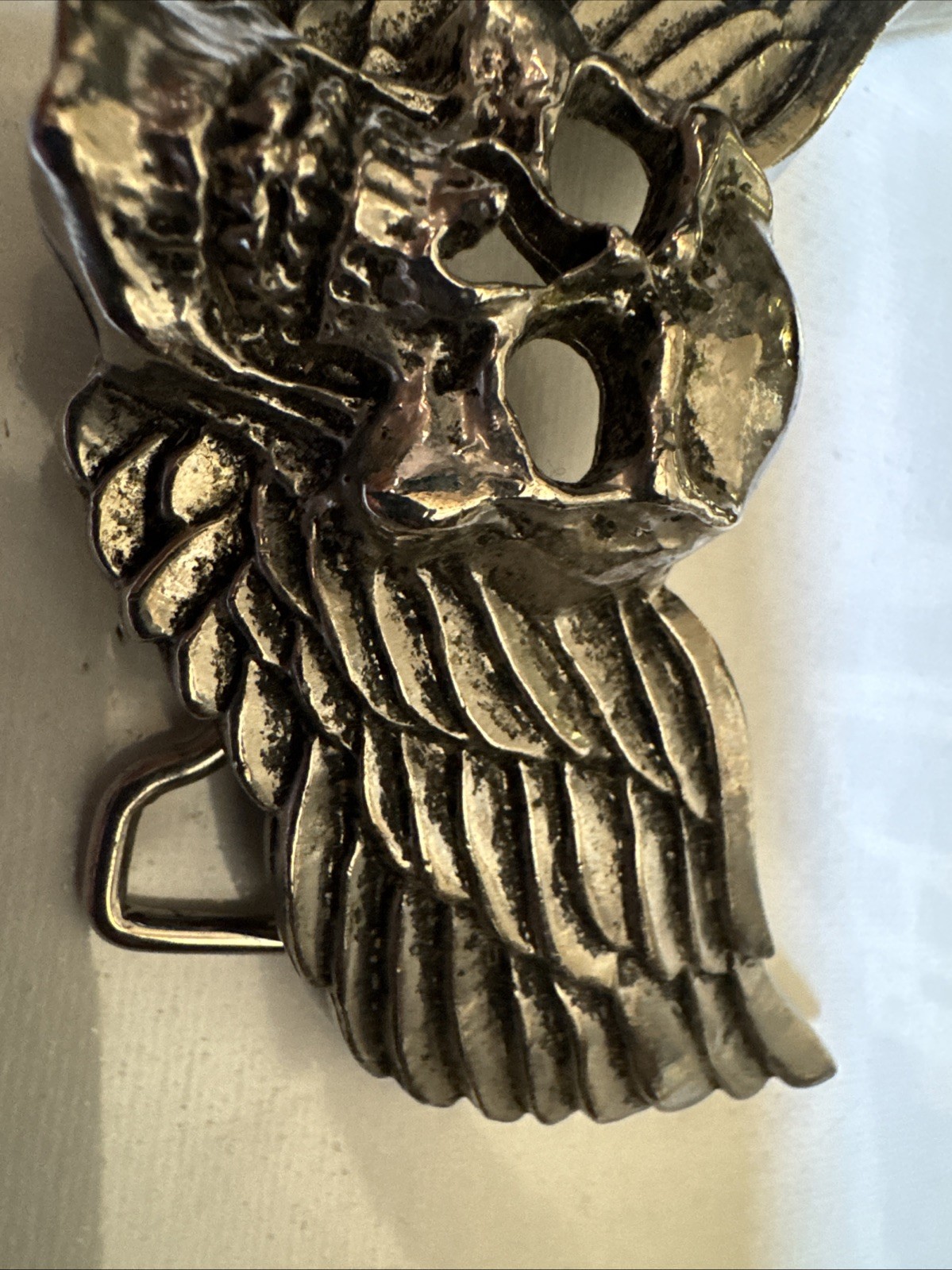 ROCK REBEL BELT BUCKLE Wings DESIGN WITH SKULL