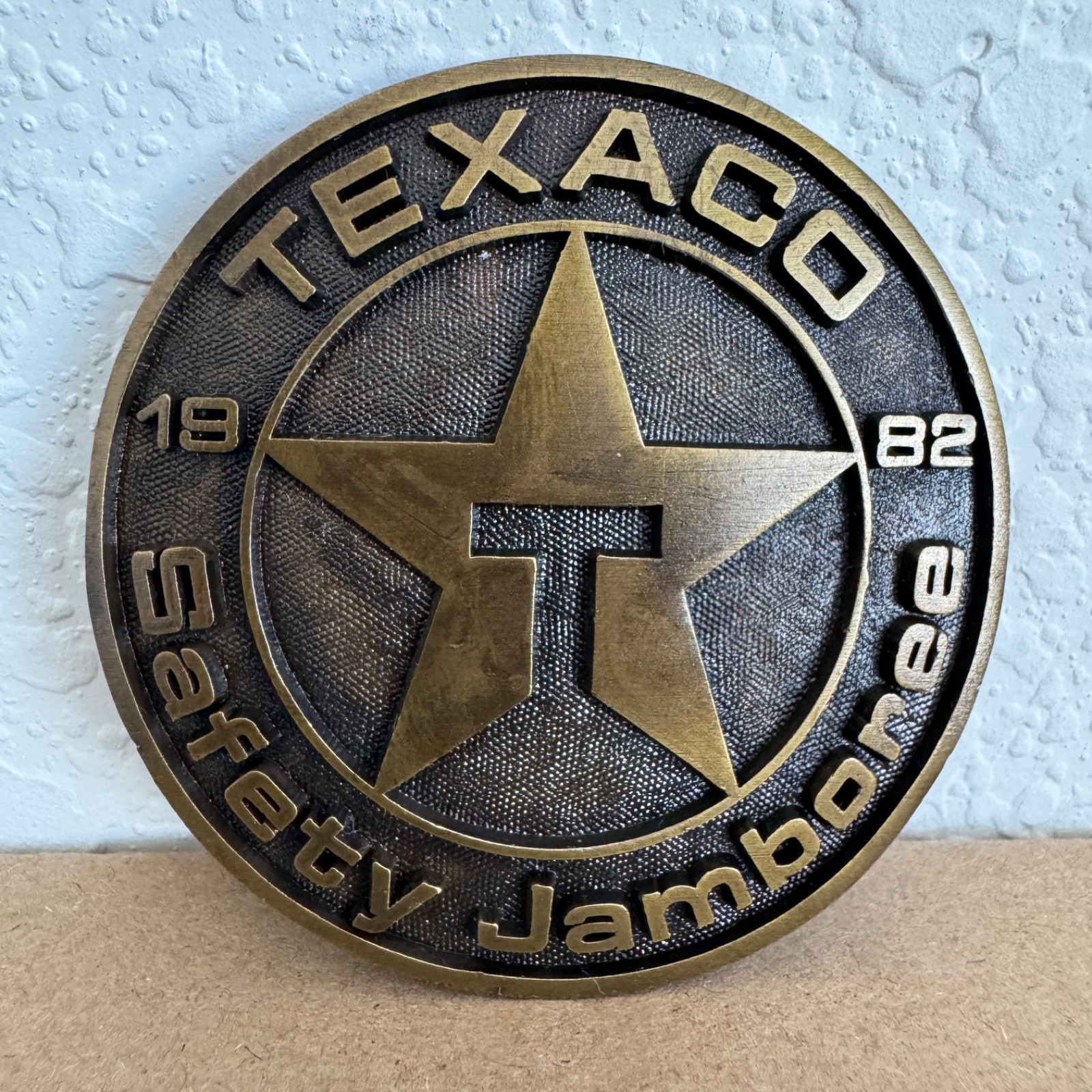 Texaco Safety Jamboree 1982 Belt buckle
