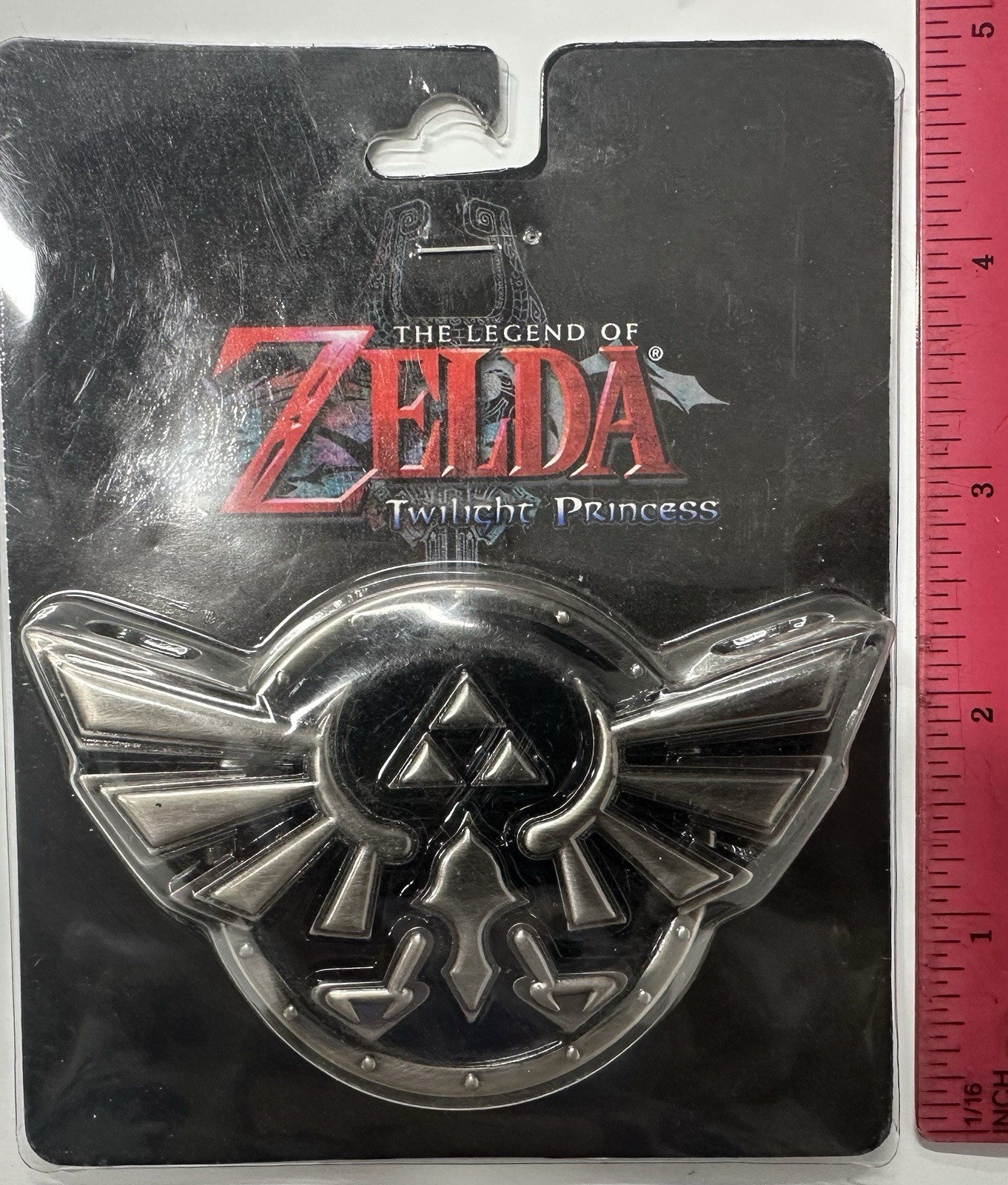 Belt Buckle Legend of Zelda Twilight Pricess Hyrule Crest TriForce Logo 2×4&Prime; NEW