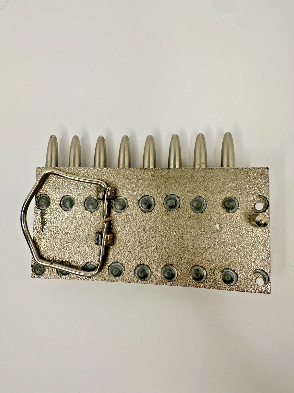 Gun Bullet&rsquo;s Shell Casing Chain Belt Buckle