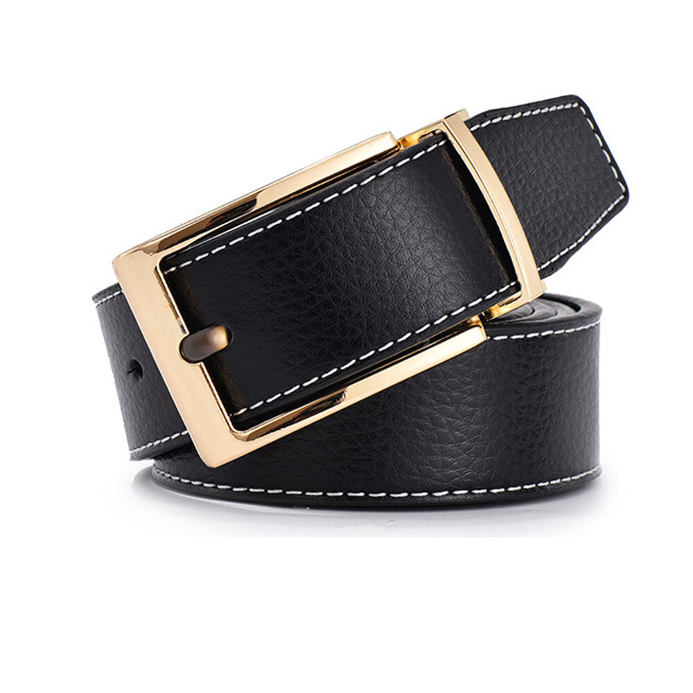Reversible Belt Buckle Replacement Pin Buckle Rectangular Silver GolD 1pc US