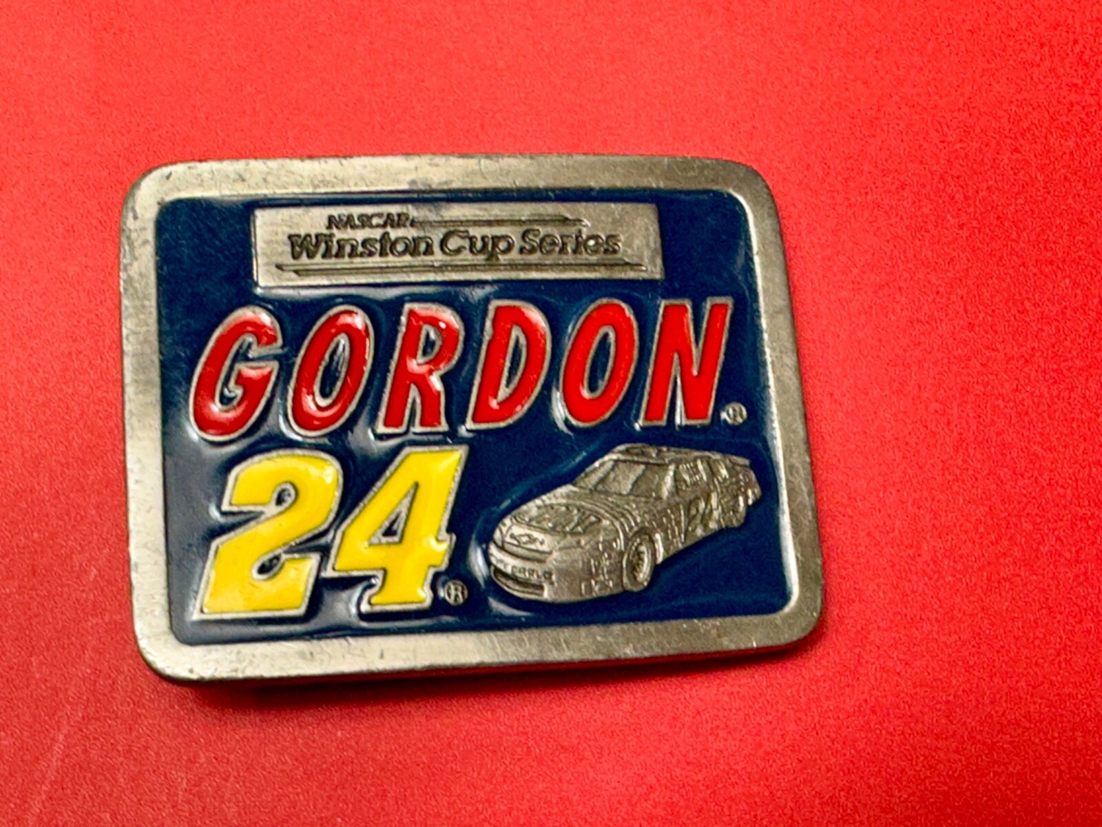 Nascar Winston Cup Series Jeff Gordon 24 American Legends Foundry Belt Buckle