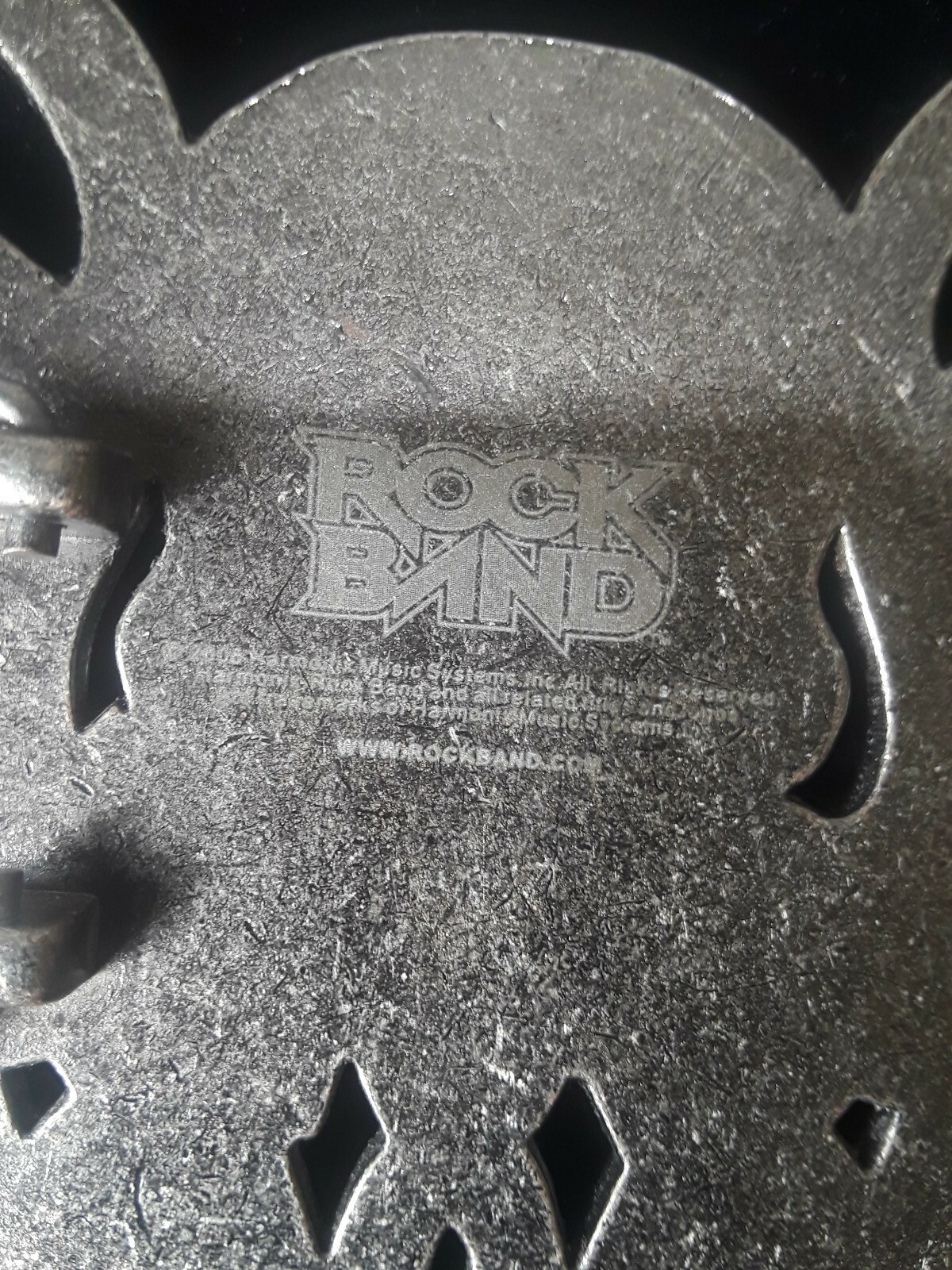 Rock Band Video Game Xbox Skull Metal Belt Buckle New Rock n Roll Rare Gothic