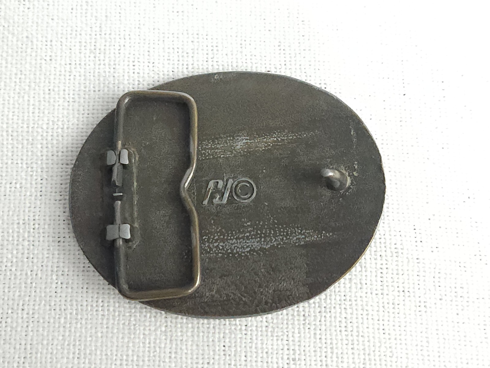 Vintage Belt Buckle Smith Gruner Sii Mining Equipment Company 1980s Brass