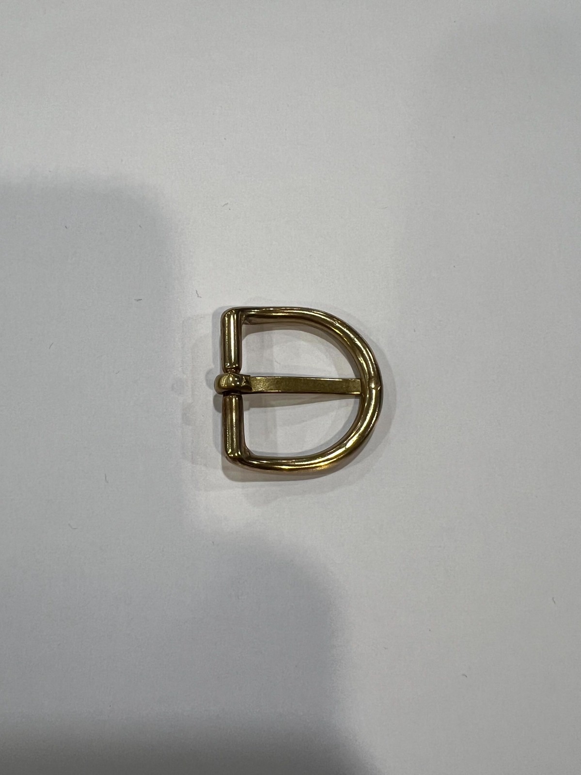 Solid Brass Raw Brass Belt Buckle Made in Italy Fits 1.18&Prime; Belt Strap