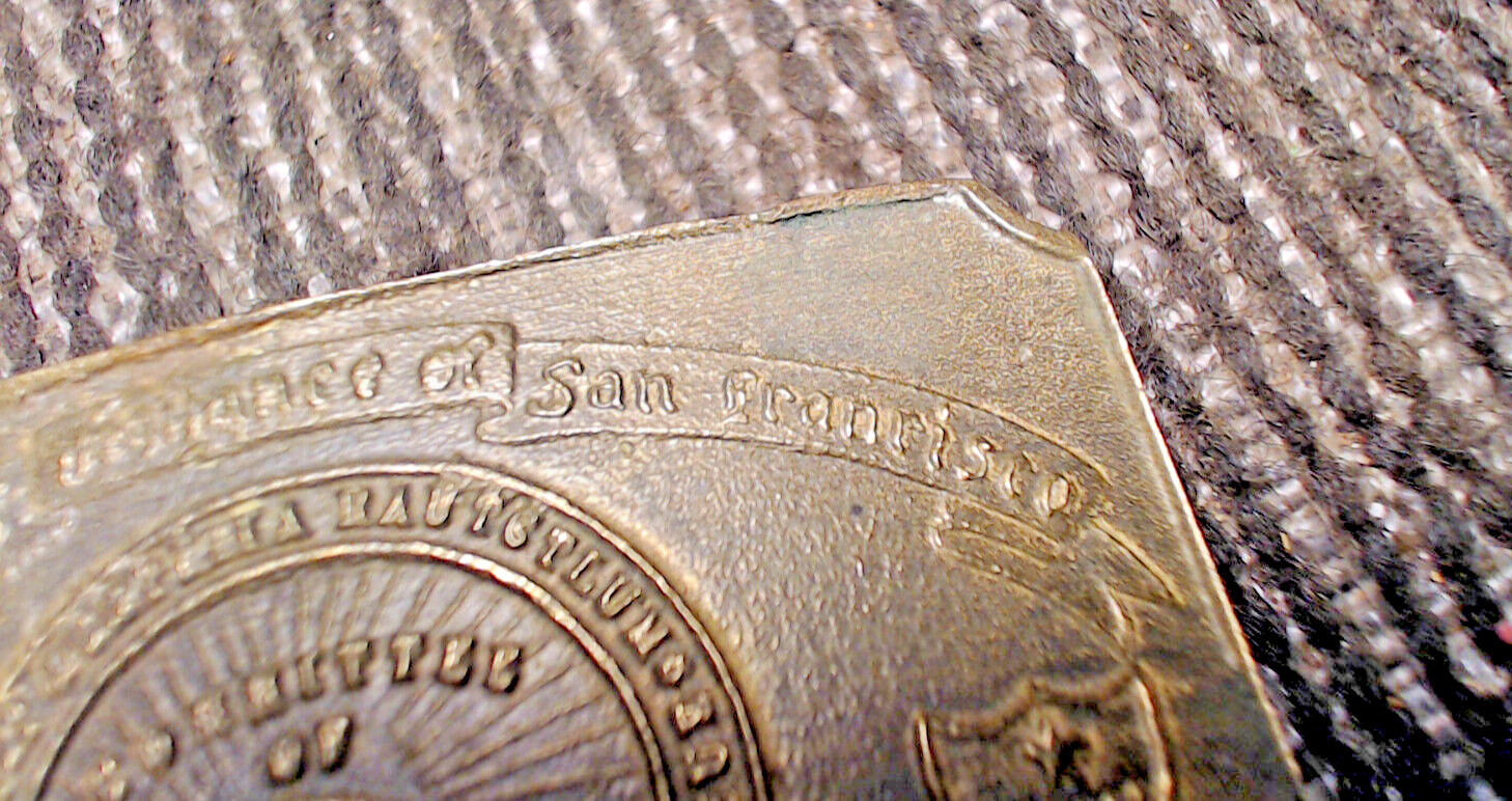 Belt Buckles CPS and San Francisco Vigilance with Frisco Spelled « Franrisco »