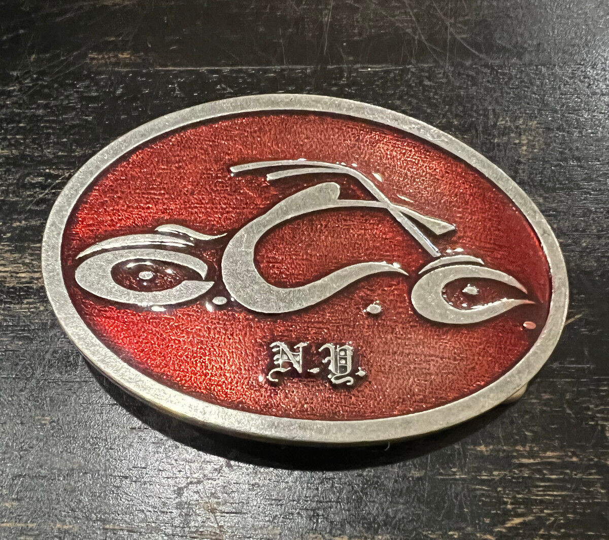 Orange County Chopper Belt Buckle – Officially Licensed – Red Color – Brand New