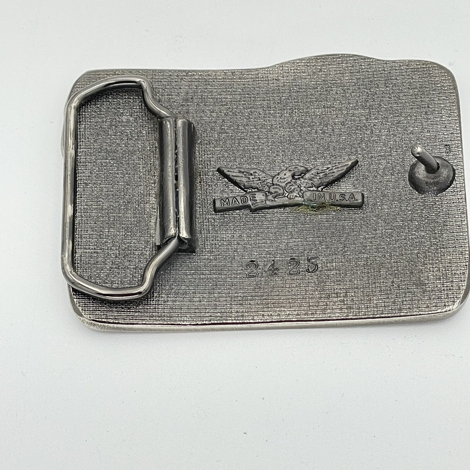 Country (Music) Western Belt Buckle Guitar Banjo Fiddle Made in USA