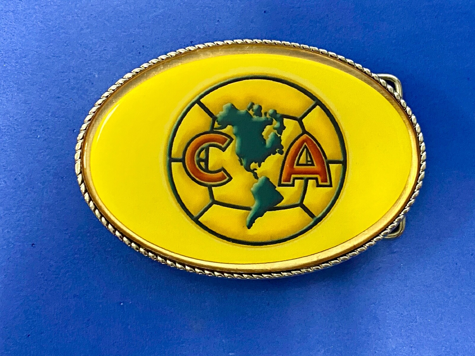 Ca Soccer Club América Football Flashing Led Lights! Belt Buckle Fresh Battery!