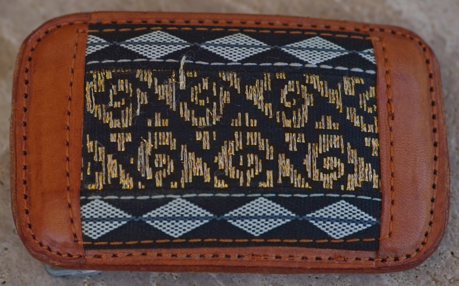 BELT BUCKLE Leather Cowboy Aztec Style High Quality Handcrafted in Mexico