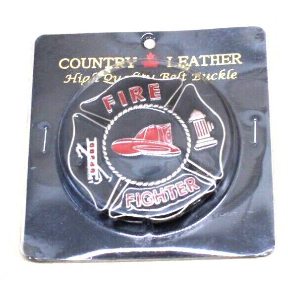 Fire Fighter Fireman FD Metal Unisex Men’s Belt Buckle