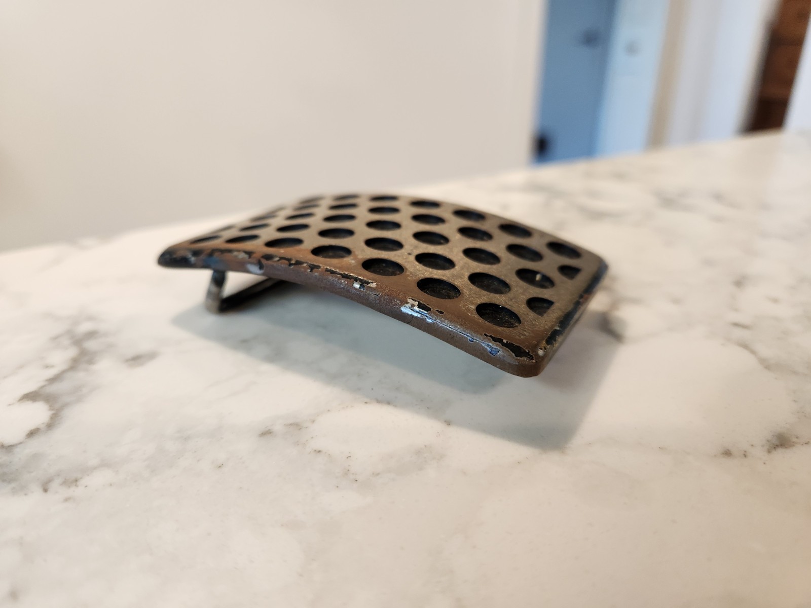 Foster Weld Belt Buckle Unique Modern Industrial Artisan Metal 2007