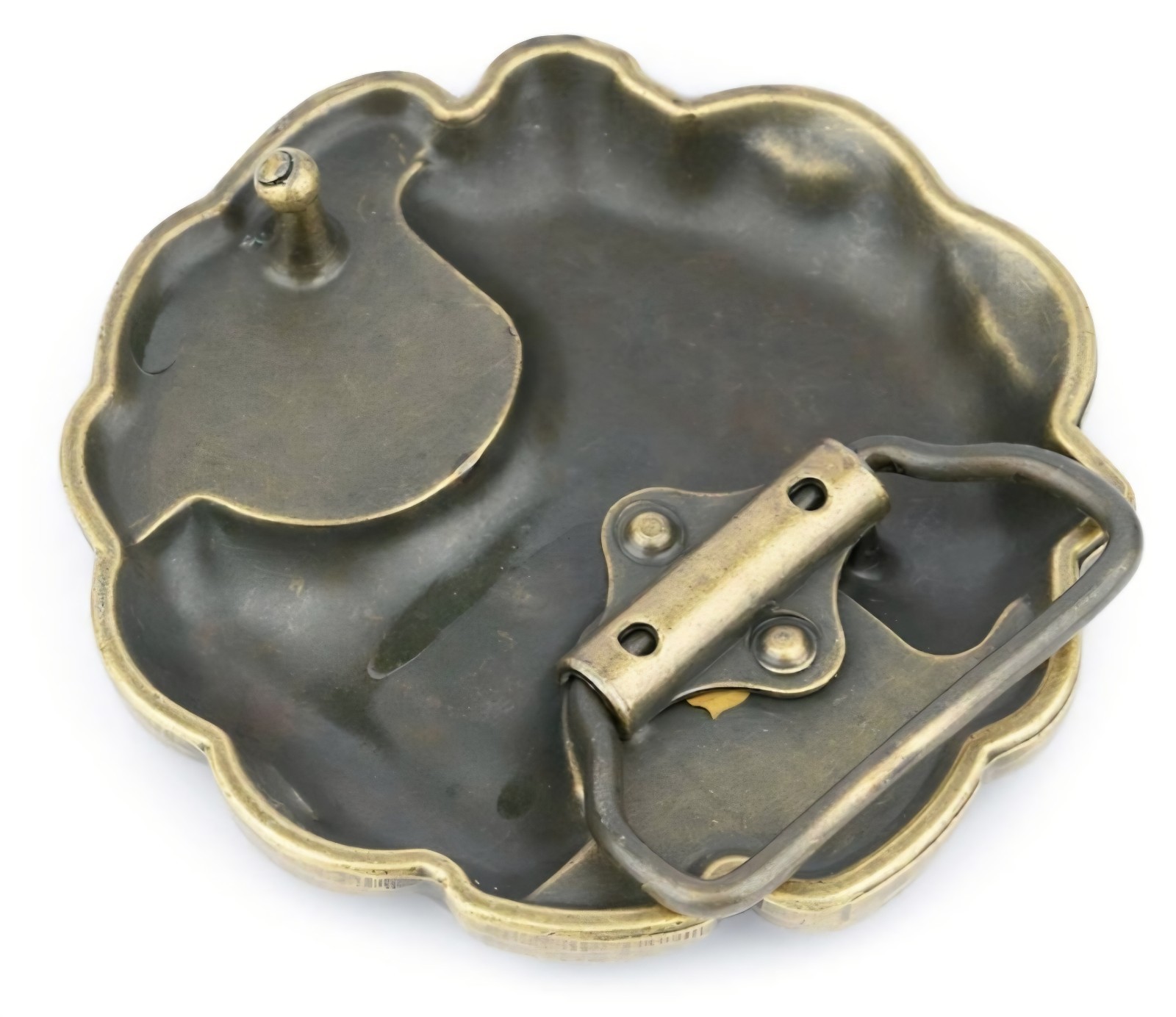 Viking Thor&rsquo;s Hammer Antique Bronze Metal Belt Buckle 1.5 in Men Norse Celtic
