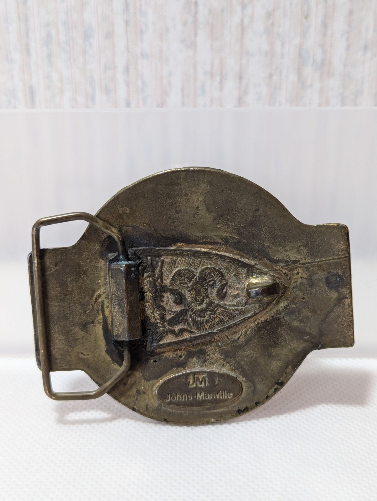 Vintage Johns-Manville Light Heavyweight Belt Buckle