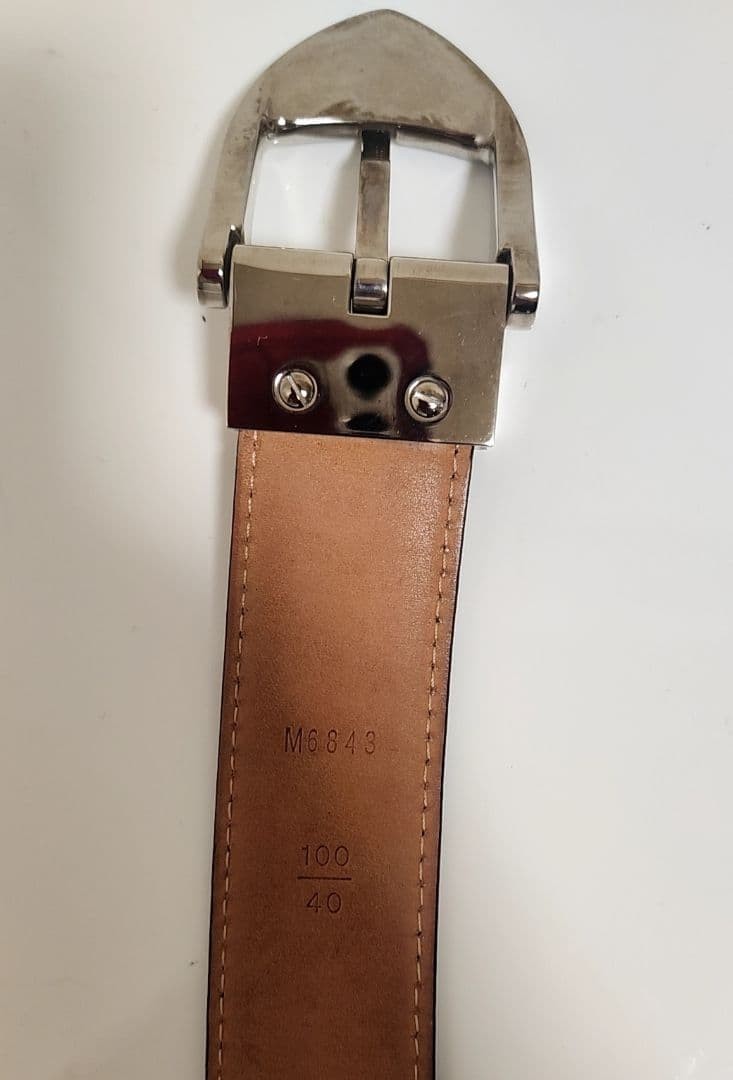 Louis Vuitton Pre-Owned Taiga Suntulle Leather Belt