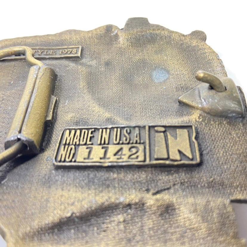 3&Prime; x 3.5&Prime; 1978 Instyle Train Locomotive Railroad Belt Buckle