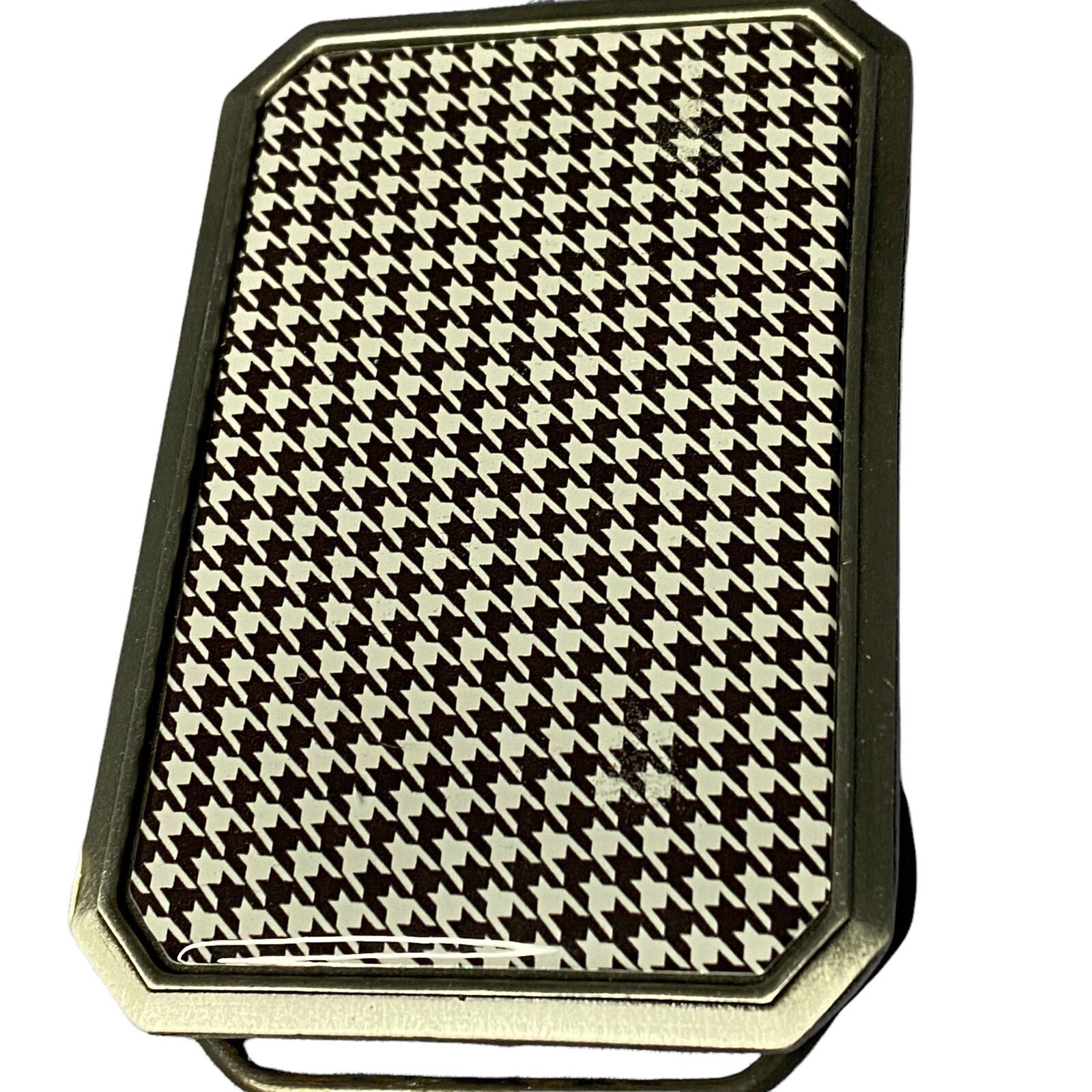 Great American Products Black and White Patterned Belt Buckle SKA PUNK 2004
