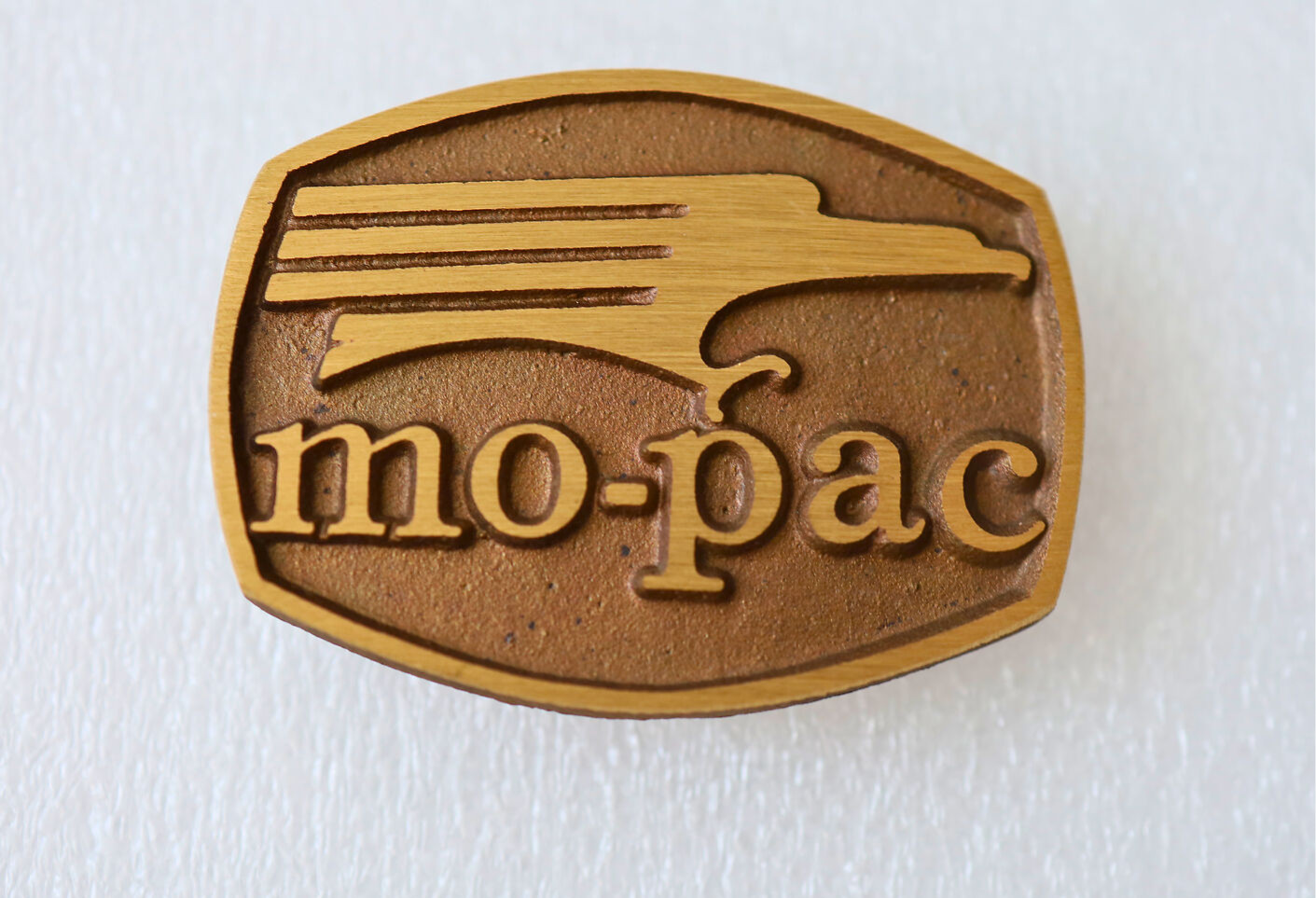 Missouri Pacific Mo Pac Railroad Belt Buckle Dyna Trains Locomotive Streamliner