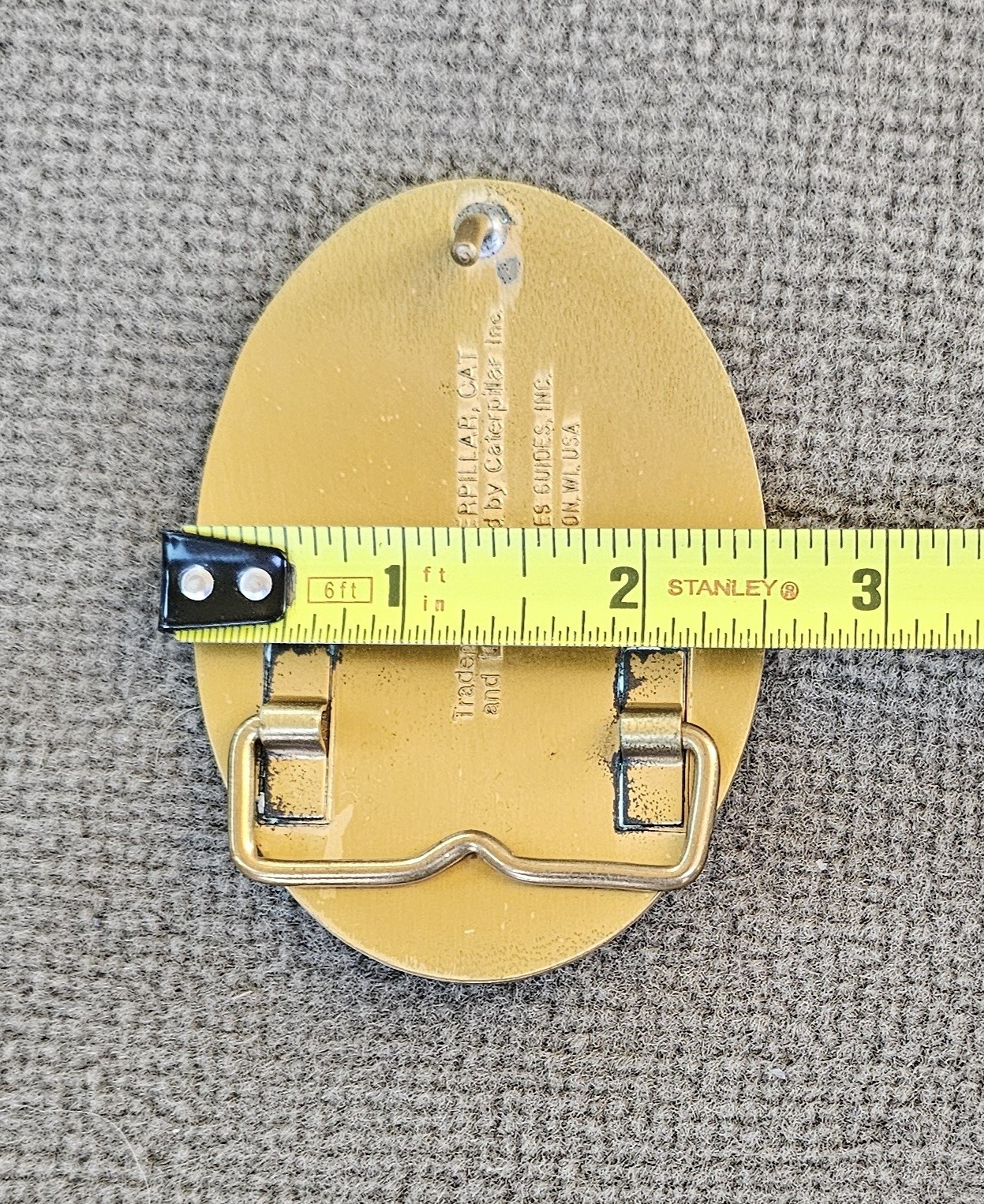 Vintage CAT Licensed Caterpillar Diesel Power Belt Buckle 1986 NIB NOS