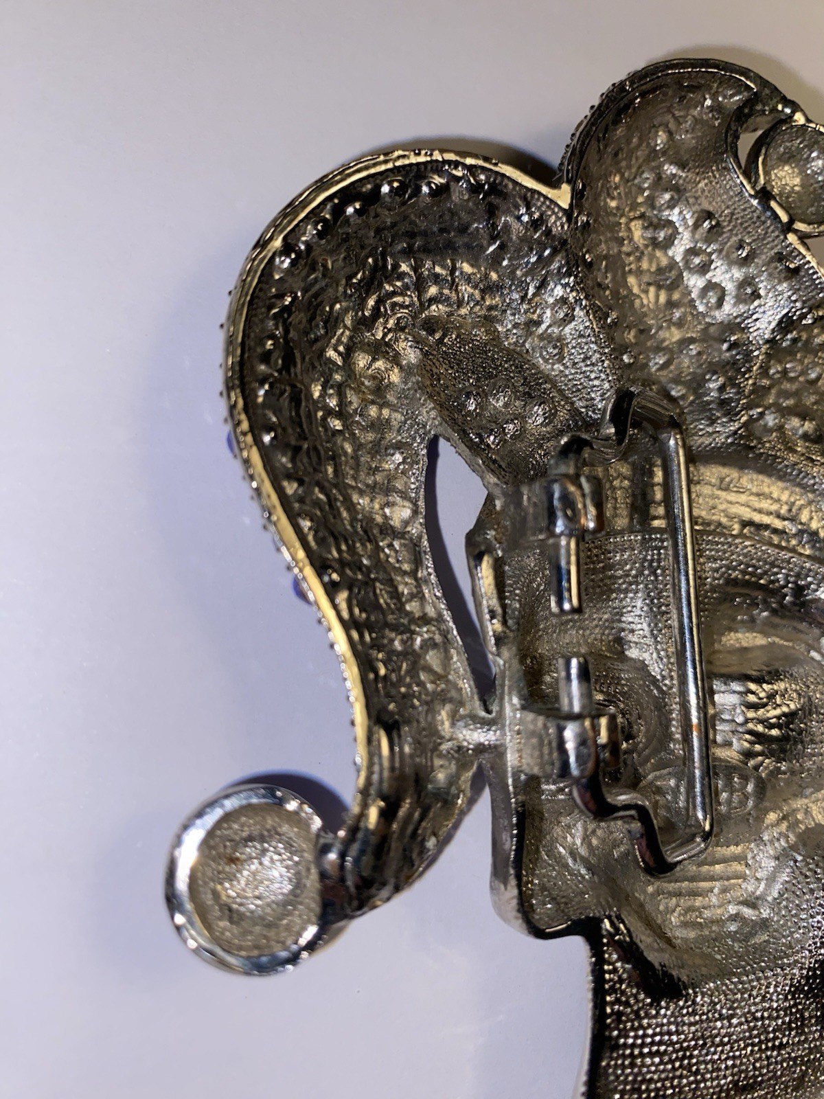 Iced Bling Skull Jester Belt Buckle Rhinestone Encrusted Jester Hat By FL&B.