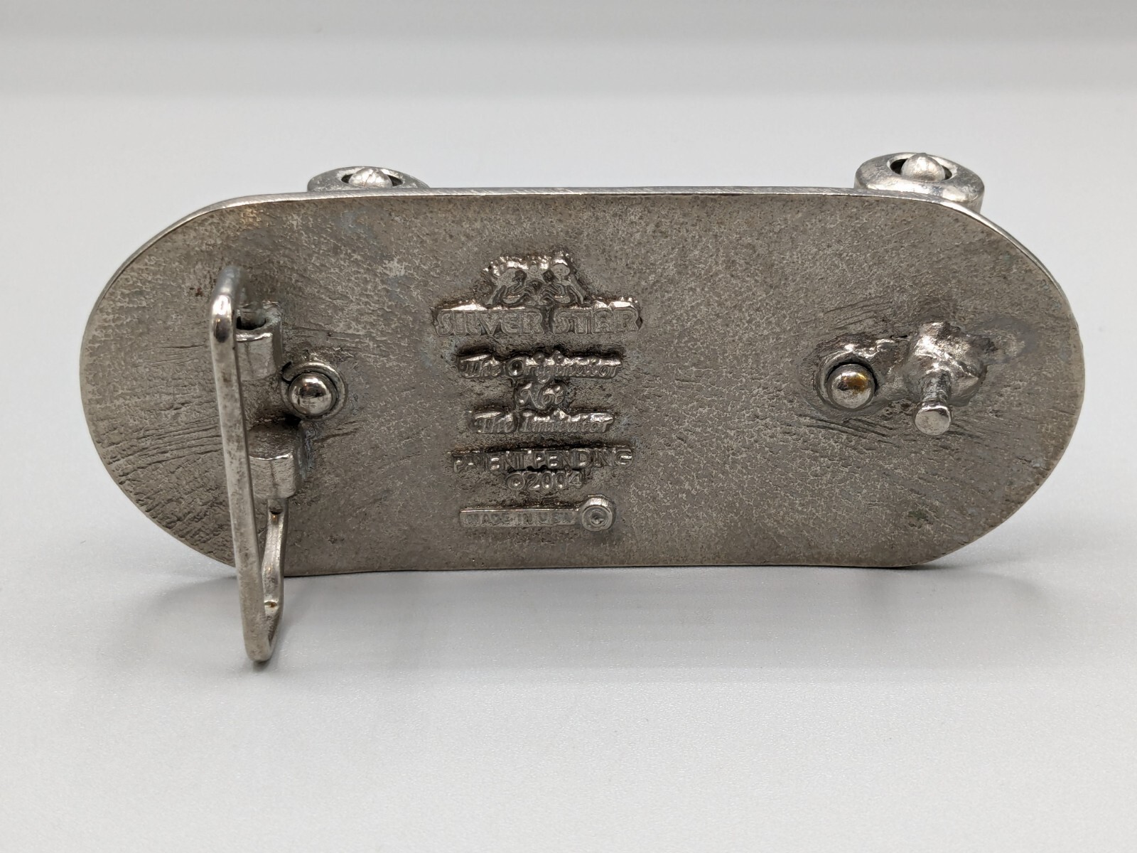 Silverstar 2004 Iron Cross Skateboard Belt Buckle