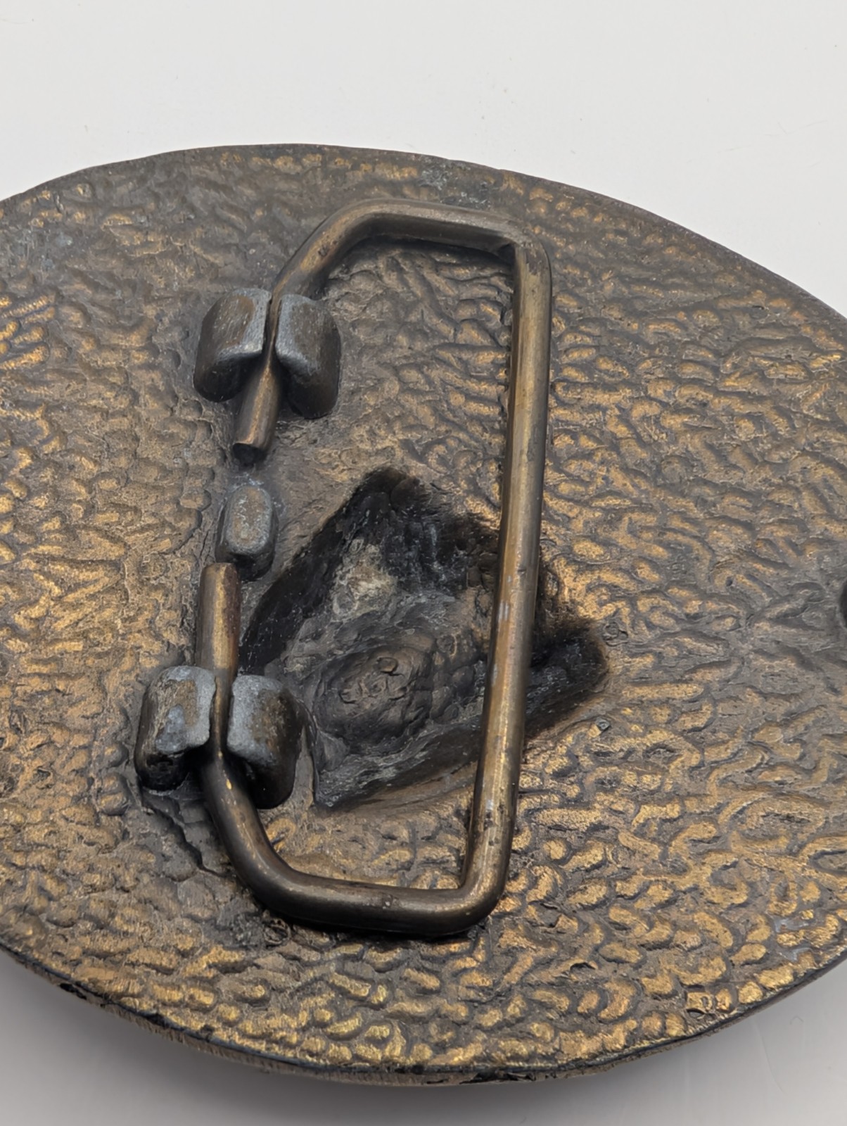 Vintage Smith Tool Belt Buckle Smith International Oil Gas Drill Bit Brass