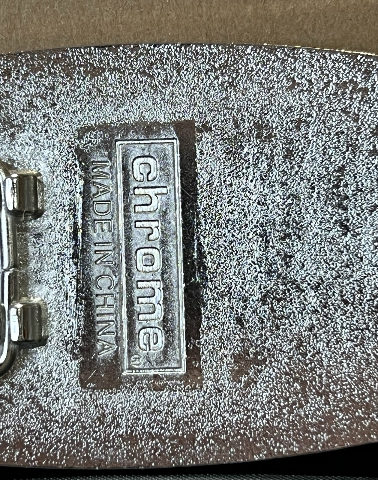 NEW CHROME RENAISSANCE CROSS BELT BUCKLE