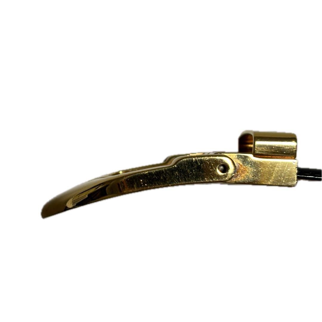 Louis Vuitton Pre-Owned Men&rsquo;S Leather Belt Gold Black