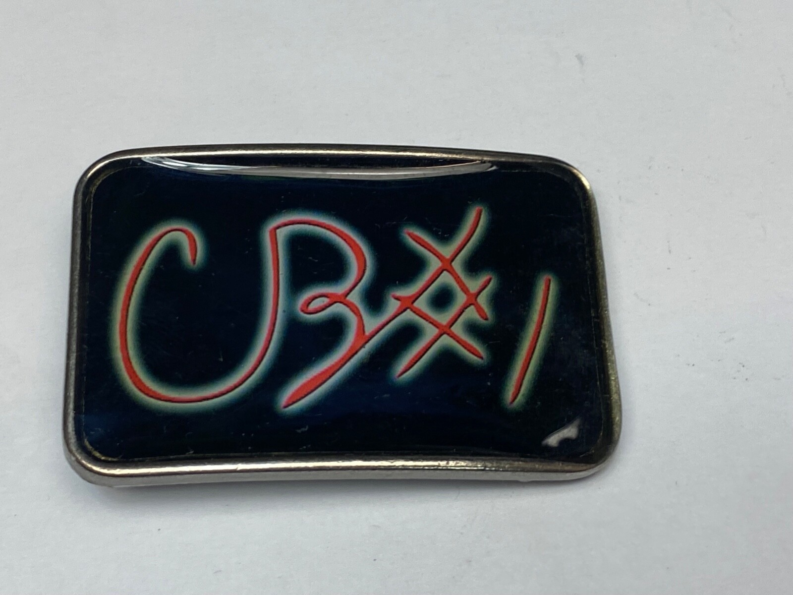 Cb1 Cb #1 Black And Red Color Belt Buckle By La Chik – Canada
