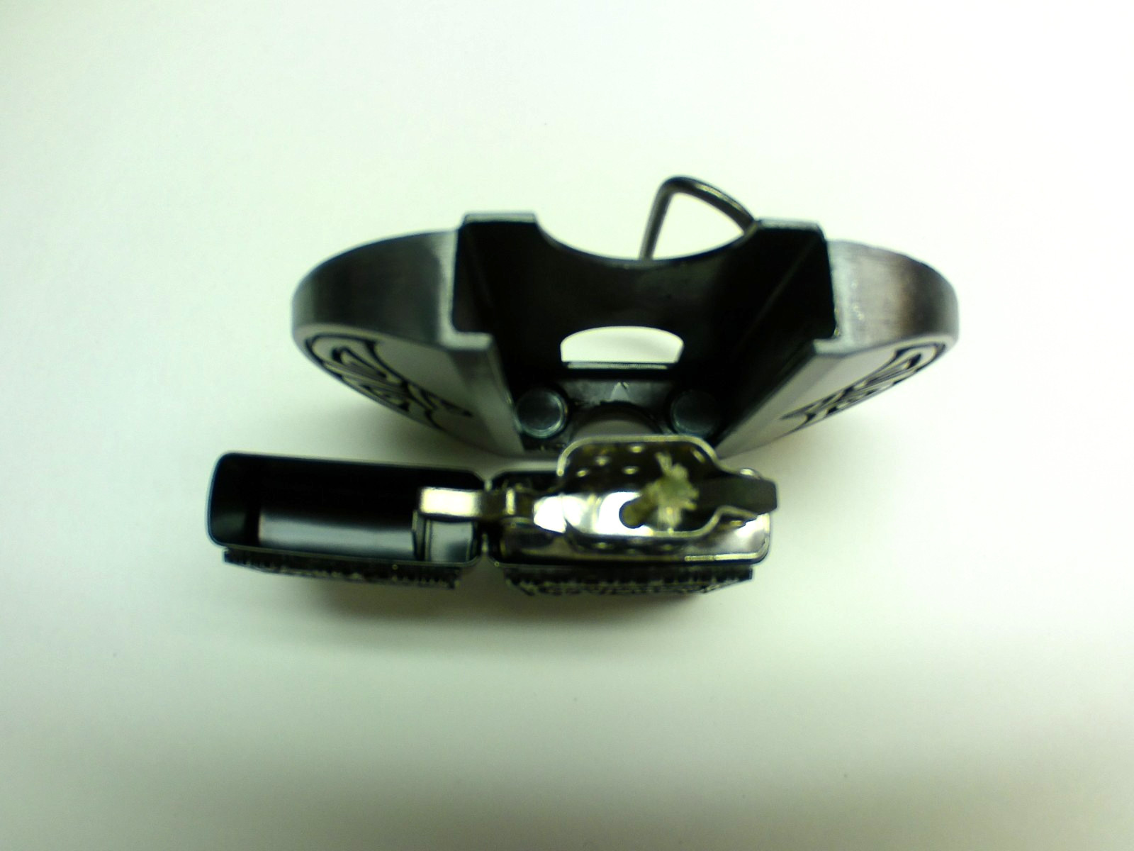 Belt Buckle Lighter Silver Whiskey Jack Daniel&rsquo;s Old No. 7 Belt width 1.5&Prime; NEW