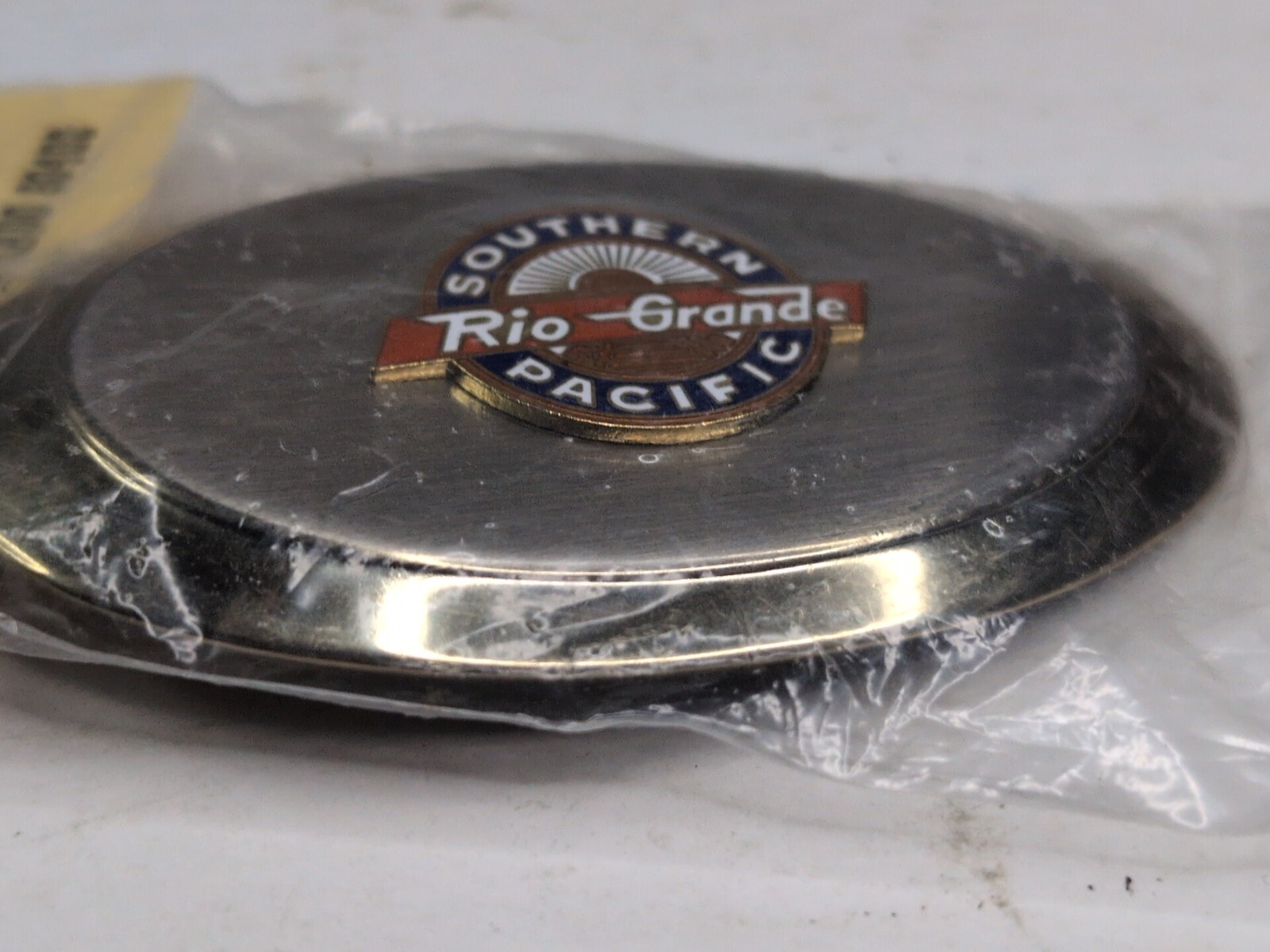 SOUTHERN PACIFIC RIO GRANDE RAILROAD Belt Buckle (Colorado RR Museum) NOS
