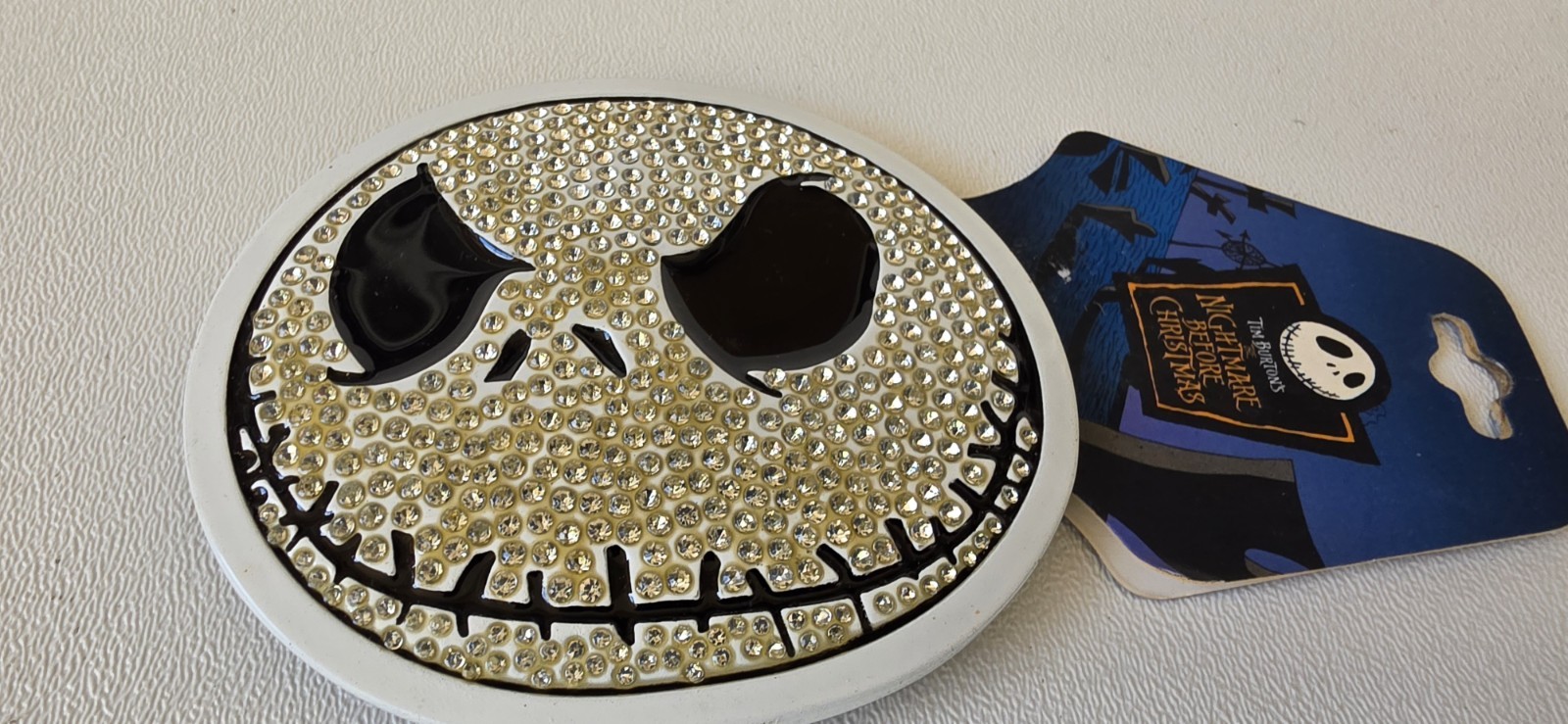 Disney The Night Before Christmas Studded Belt Buckle Jack Skellington NWT