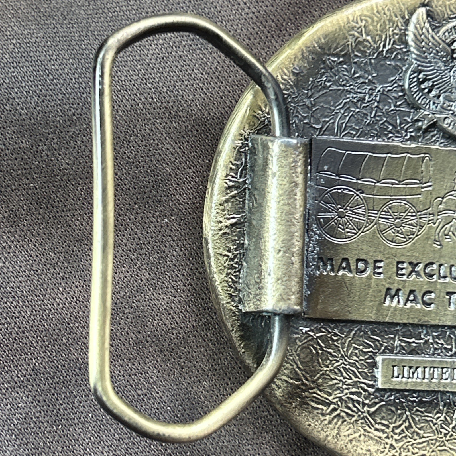 Vintage Mac Tools Belt Buckle. Limited Edition Round Metal With Stars. RARE—