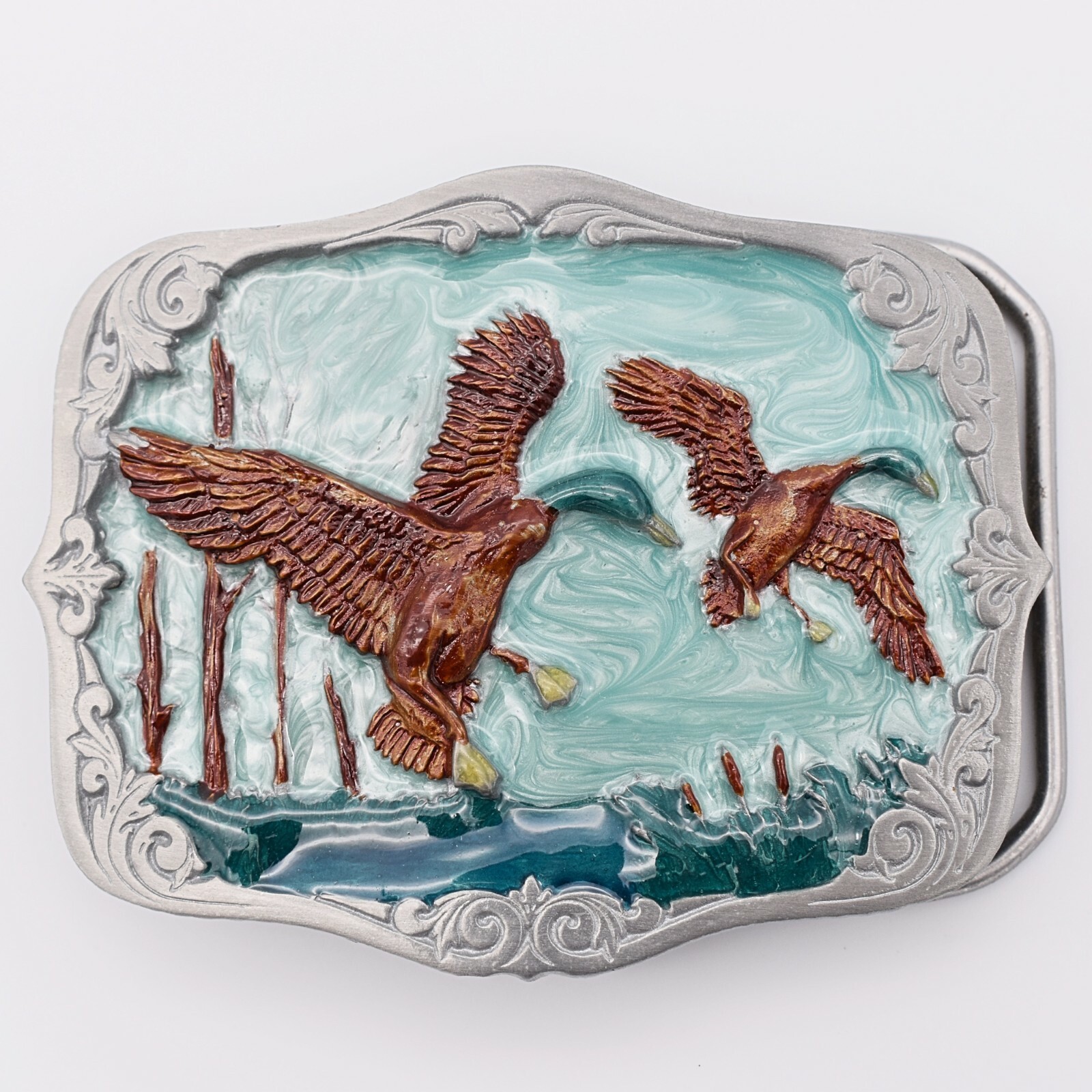 Mallard Ducks Hunting Hunter Novelty Gift Belt Buckle (New)