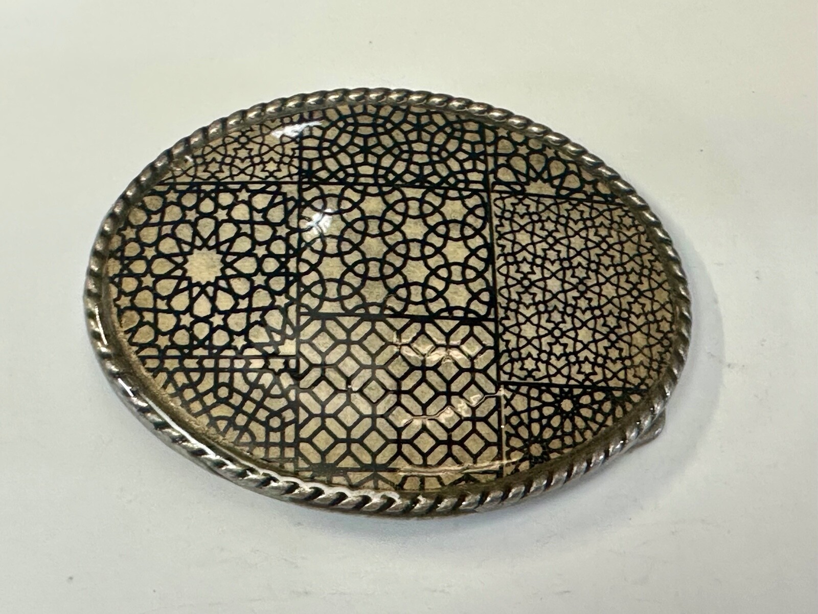 Trippy Multi Pattern Design What I Call Retro Wallpaper Belt Buckle By Ivan