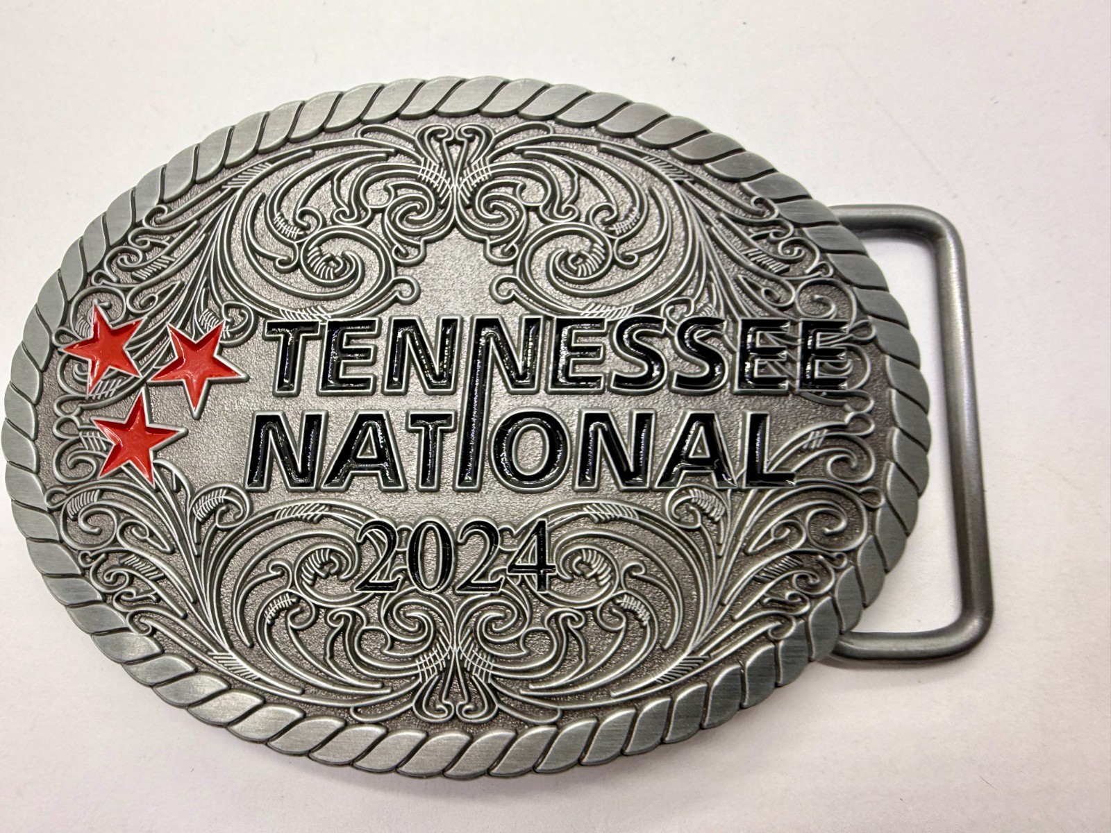 Tennessee National 2024 4th Place U21 Women&rsquo;s Enduro Trophy Award Belt Buckle