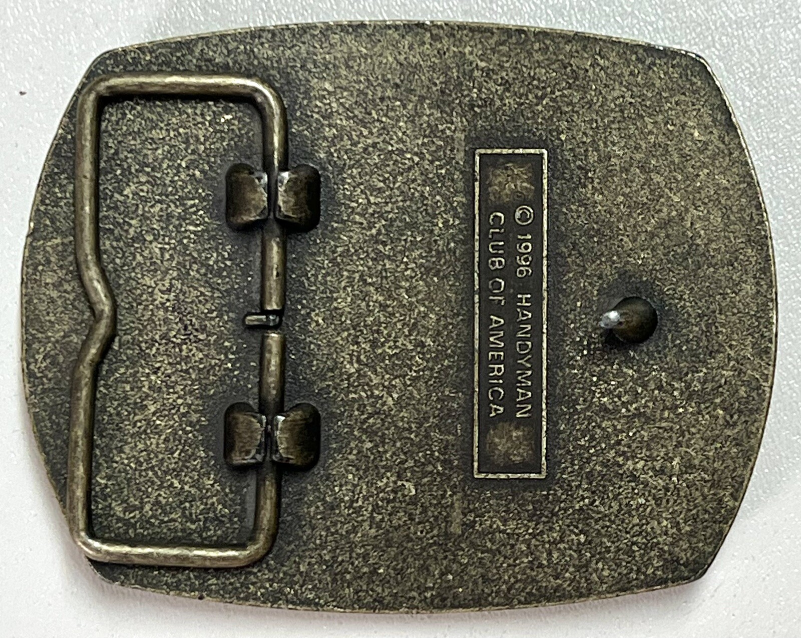 Vintage 1996 Handyman Club of America Life Member Belt Buckle