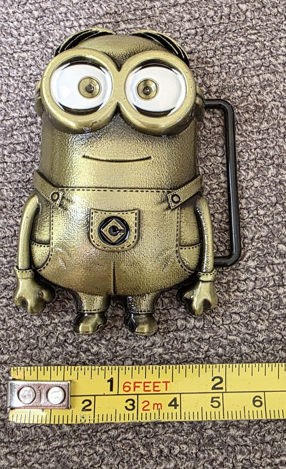 Despicable Me Minions Gold Belt Buckle Unisex Novelty Gift