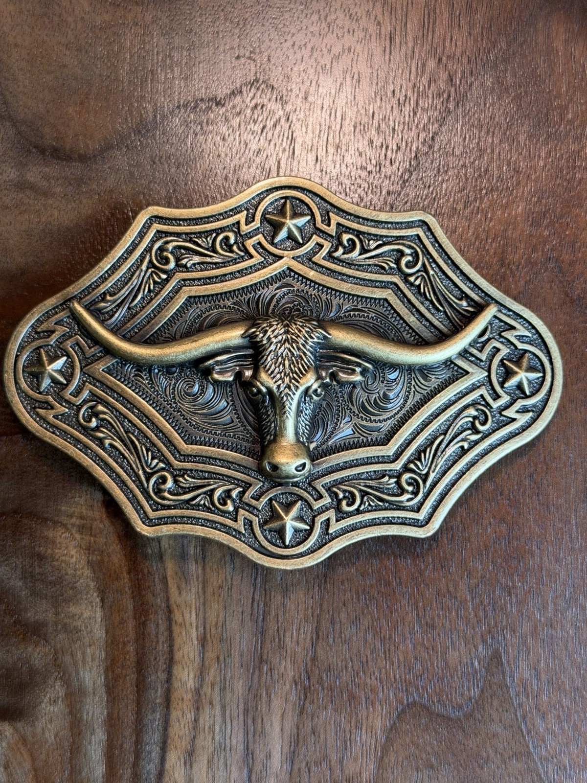Longhorn Bull Belt Buckle for Men- Western Rodeo Texas Cowboy Belt Buckles
